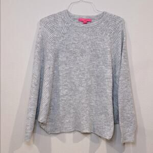 NWT Lilly‎ Pulitzer Arienza Dolman Heathered Lunar Gray Knit Sweater Size XXS